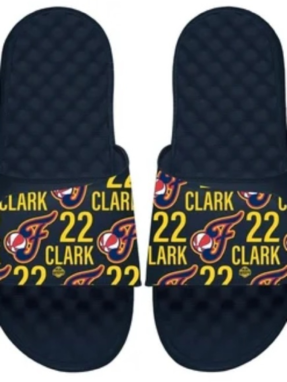 Indiana Fever Caitlin Clark ISlide Sandals Unisex Kids Size 3